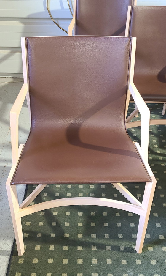 Image 1 of 8 Fauteuils Pilotta Par Rodolfo Dordoni Pour Cassina, 2007, Set De 8