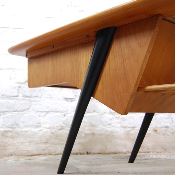 Image 1 of Table Basse avec bar intérgré par Alfred Hendrickx pour Belform 1956