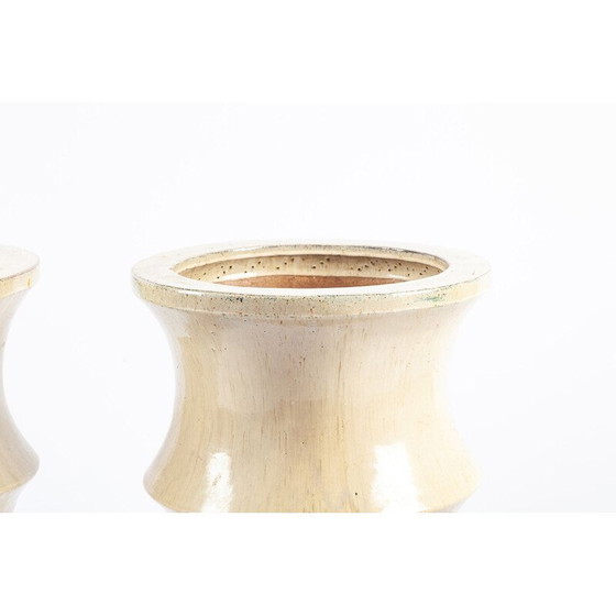Image 1 of Paire de vases de sol en céramique organique, 1960