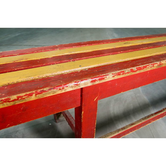 Image 1 of Banc industriel vintage, années 1930