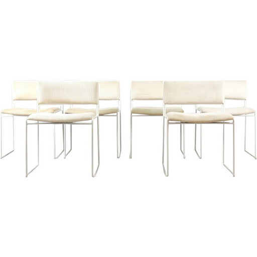 Dining Chairs de Preben Fabricius & Jørgen Kastholm pour Kill International, set de 6 chaises