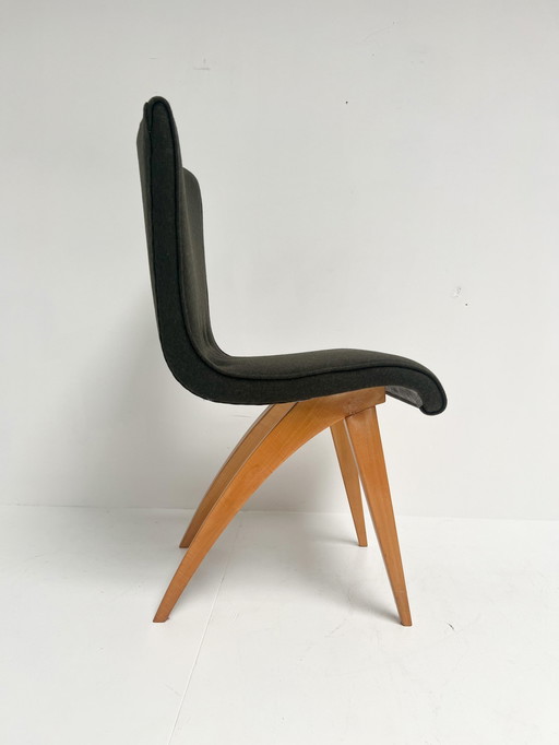 Chaise balançoire de C.J. Van Os Culemborg, années 1960