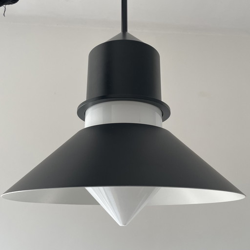 Lampe suspendue vintage Glashütte Limburg 4699