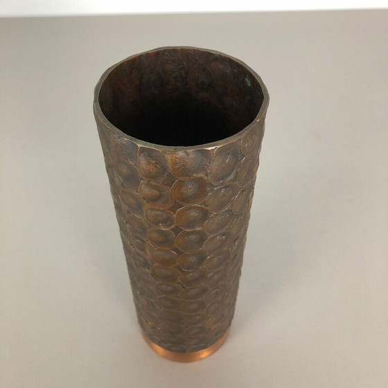 Image 1 of Vase vintage en cuivre par Auböck, Autriche 1950