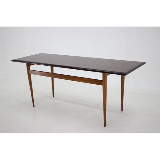 Table basse vintage en hêtre par Drevotvar, Tchécoslovaquie 1970