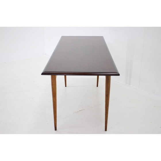 Image 1 of Table basse vintage en hêtre par Drevotvar, Tchécoslovaquie 1970