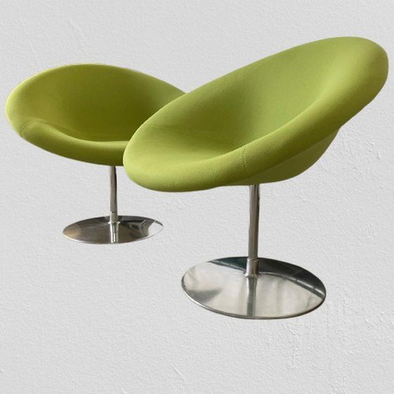 Image 1 of 2 fauteuils pivotants Globe Pierre Paulin pour Artifort