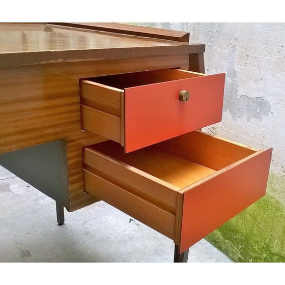 Image 1 of Bureau en bois vintage italien Dassi ,1950s