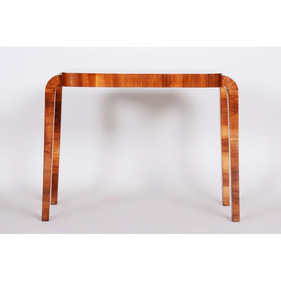 Image 1 of Table basse vintage art déco en noyer par Halabala pour Up Zavody, 1930