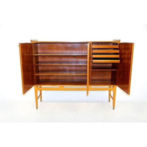 Image 1 of Armoire vintage en teck par Kirke Nielsen pour Abrahamssons Möbelfabrik, Suède 1960s