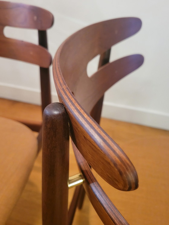 Image 1 of Chaises de salle à manger vintage de Johannes Andersen pour Bramin