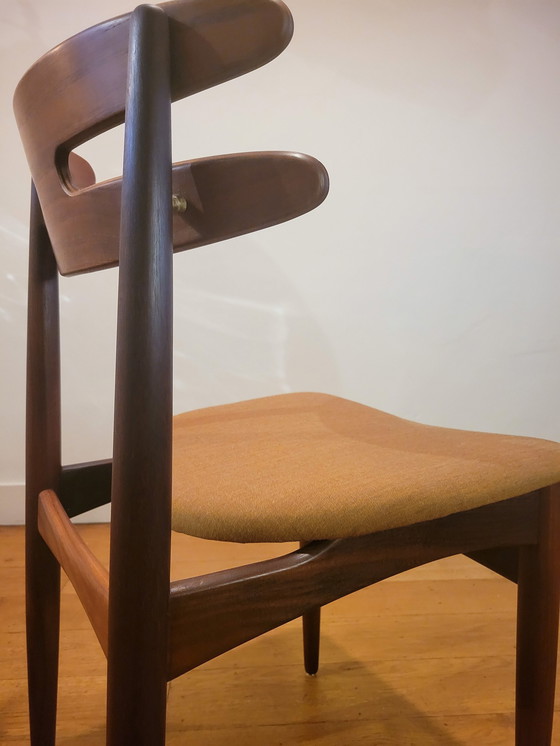 Image 1 of Chaises de salle à manger vintage de Johannes Andersen pour Bramin