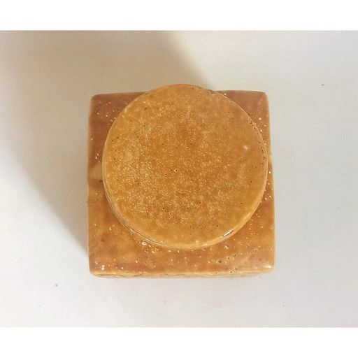 Pot vintage en terre cuite céramique à effet de lave