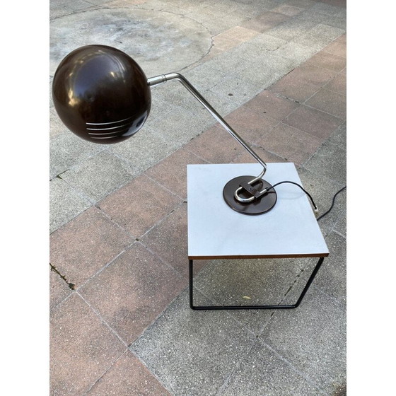 Image 1 of Lampe de table vintage marron Joe Colombo 1974