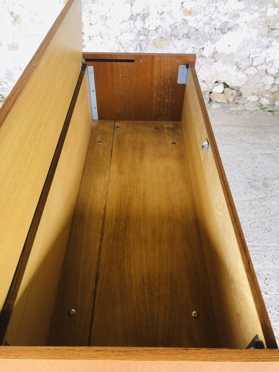 Image 1 of Mid Century, Vintage, Meuble de rangement sur pieds en métal, 1970S