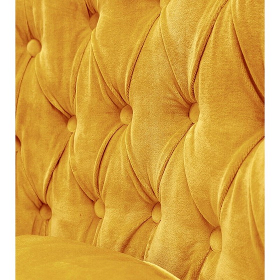 Image 1 of Paire de fauteuils en velours du milieu du siècle dernier, années 1950