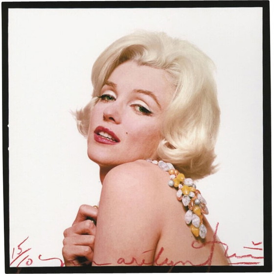 Image 1 of Photographie vintage "Marilyn jewels down the back" par Bert Stern, 2011