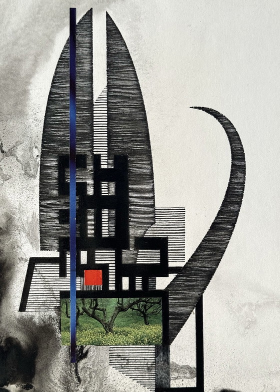 Image 1 of Composition abstraite - 1974 - Eugène Eechaut (1928-2019)