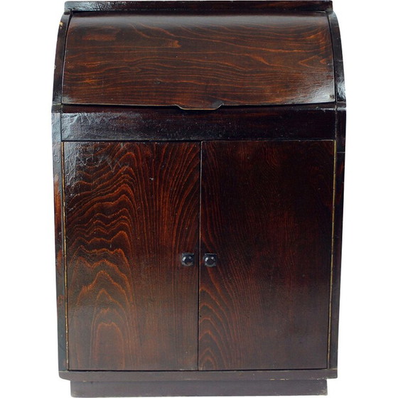 Image 1 of Buffet vintage en bois de chêne, Tchécoslovaquie 1950