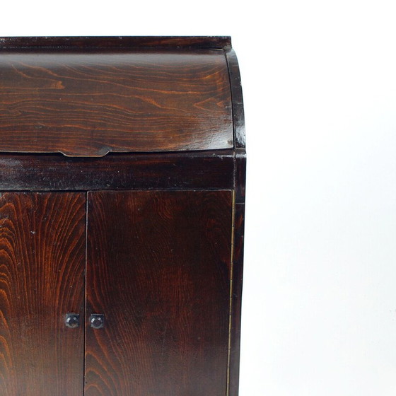 Image 1 of Buffet vintage en bois de chêne, Tchécoslovaquie 1950