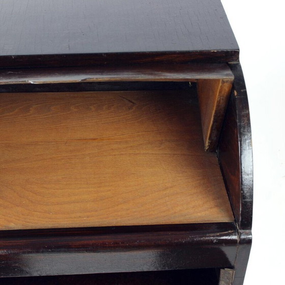 Image 1 of Buffet vintage en bois de chêne, Tchécoslovaquie 1950