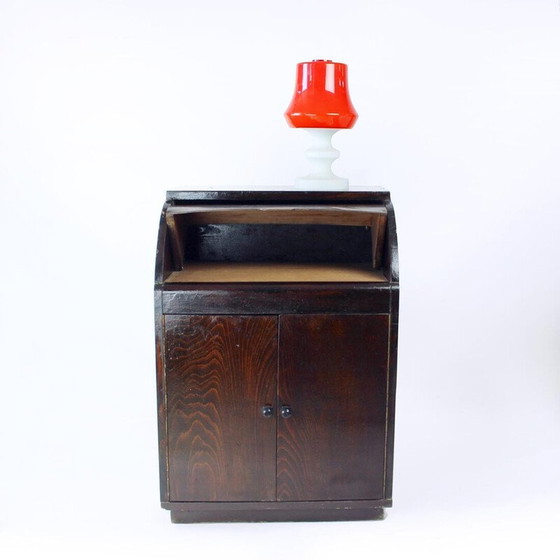 Image 1 of Buffet vintage en bois de chêne, Tchécoslovaquie 1950
