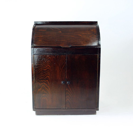 Image 1 of Buffet vintage en bois de chêne, Tchécoslovaquie 1950