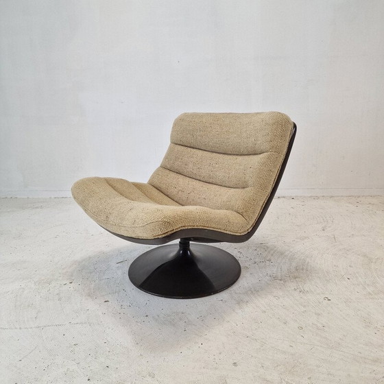 Image 1 of Paire de fauteuils vintage modèle 975 en fibre de verre et métal par Geoffrey Harcourt pour Artifort, 1970