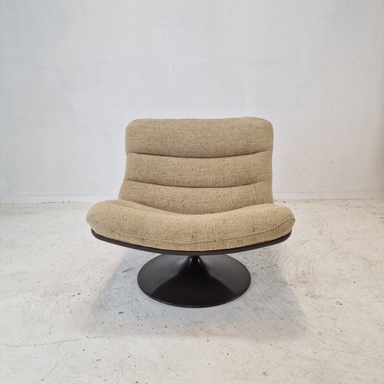 Image 1 of Paire de fauteuils vintage modèle 975 en fibre de verre et métal par Geoffrey Harcourt pour Artifort, 1970