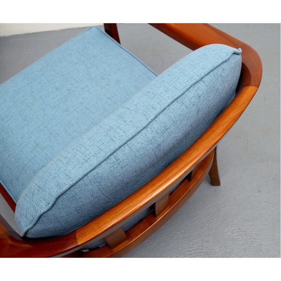 Image 1 of Fauteuil vintage en cerisier de Wilhelm Knoll, Allemagne 1960