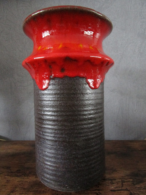 West Grmany Jasba Lava Vase 25 Cm.