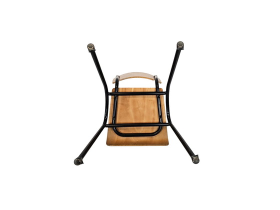 Image 1 of Marko - Ynske Kooistra - Chaise d'école - Industriel - Bois - Métal -60'S