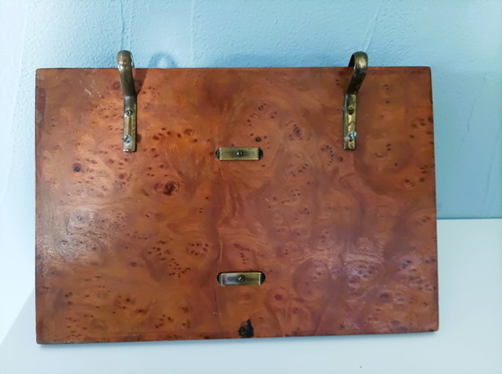 Image 1 of Plumier et porte agenda en loupe d'orme