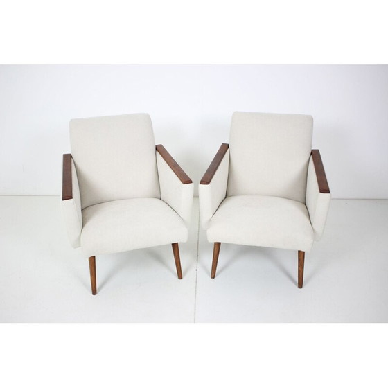 Image 1 of Paire de fauteuils vintage Tchécoslovaquie années 1960
