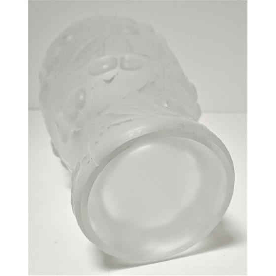 Image 1 of Vase vintage en verre pressé de Josef Inwald