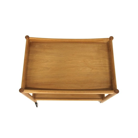 Image 1 of Vintage oak trolley by Hans J Wegner for Andreas Tuck, Denmark 1950