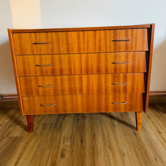 Image 1 of Commode vintage à 4 tiroirs, 1960