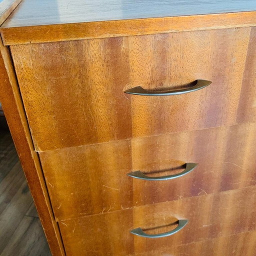 Commode vintage à 4 tiroirs, 1960