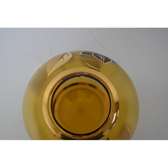 Image 1 of Vase en verre du milieu du siècle, Tchécoslovaquie 1970