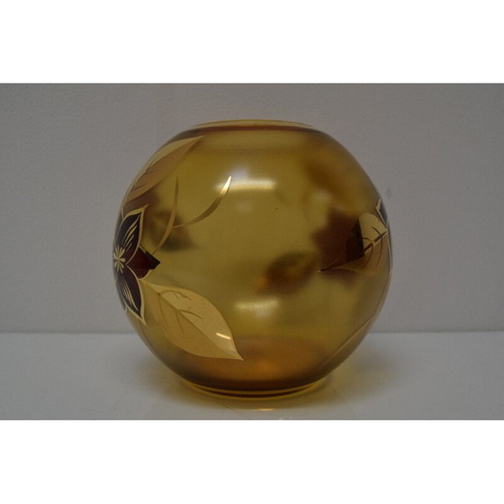 Image 1 of Vase en verre du milieu du siècle, Tchécoslovaquie 1970