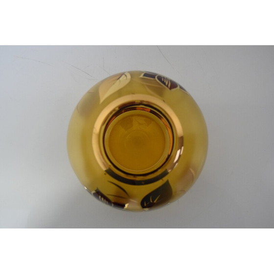 Image 1 of Vase en verre du milieu du siècle, Tchécoslovaquie 1970