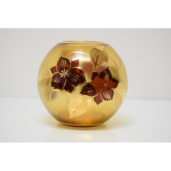 Image 1 of Vase en verre du milieu du siècle, Tchécoslovaquie 1970
