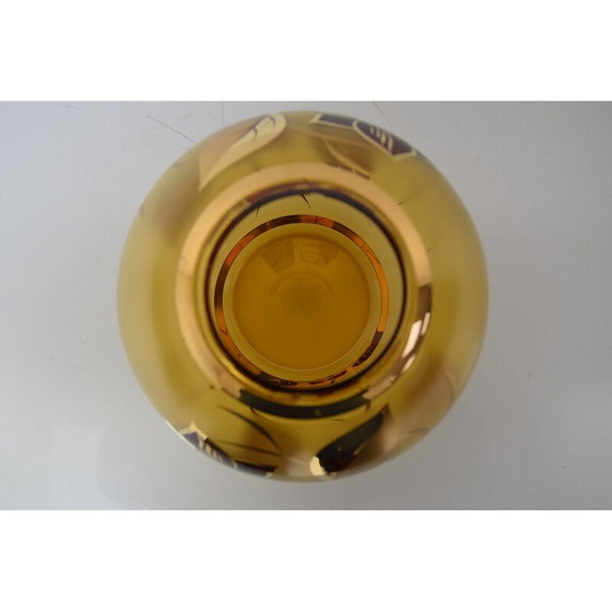 Image 1 of Vase en verre du milieu du siècle, Tchécoslovaquie 1970