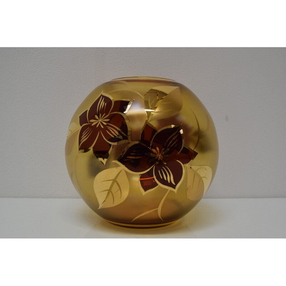 Image 1 of Vase en verre du milieu du siècle, Tchécoslovaquie 1970