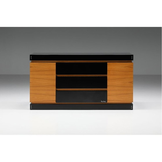 Image 1 of Crédence vintage en teck et laque de Pierre Cardin, 1970