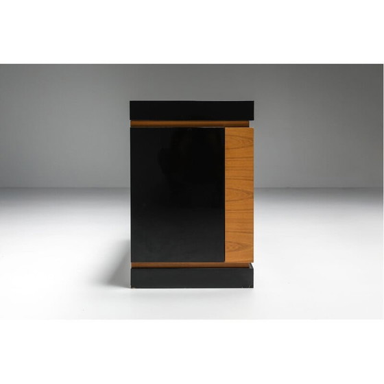 Image 1 of Crédence vintage en teck et laque de Pierre Cardin, 1970