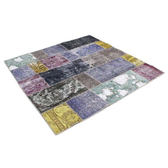 Image 1 of Tapis persan Patchwork 145X145 N°:2531