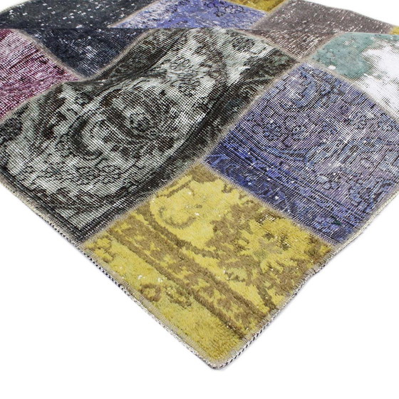 Image 1 of Tapis persan Patchwork 145X145 N°:2531