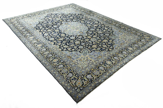 Image 1 of Tapis Keshan noué à la main 401 X 302 cm