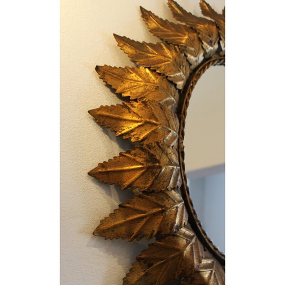 Image 1 of Miroir solaire ovale vintage